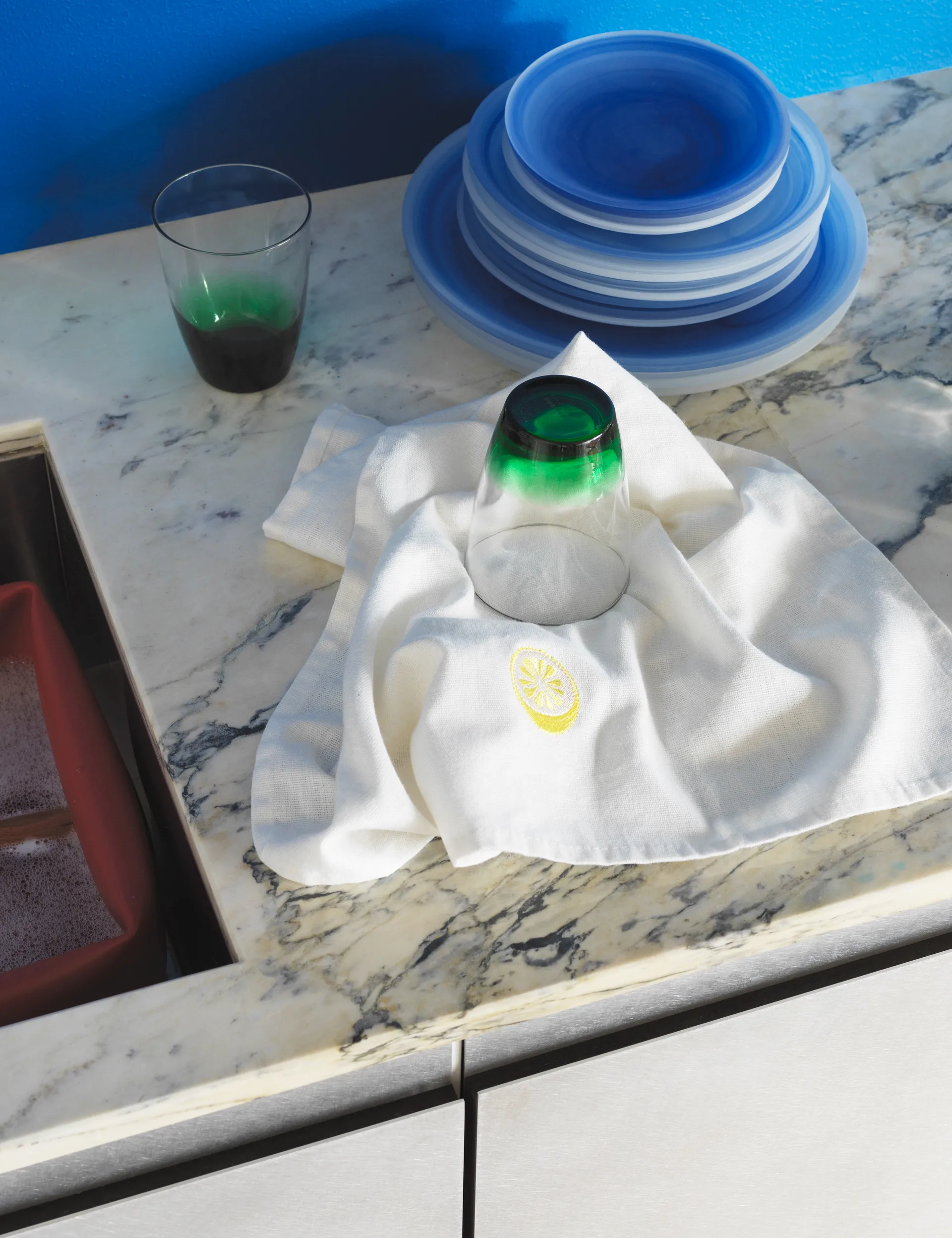 Yummy kökshandduk 50x70 cm, Lemon Normann Copenhagen