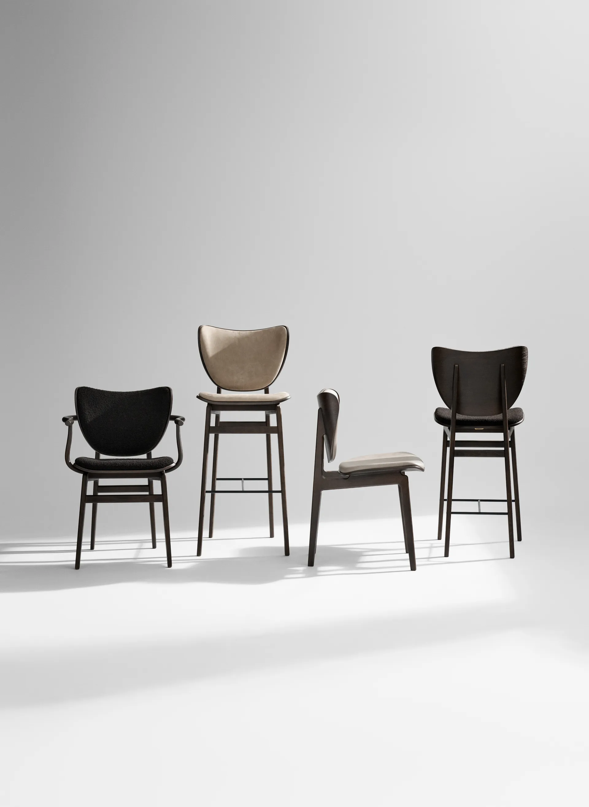 Elephant barstol, Black, 65 cm NORR11