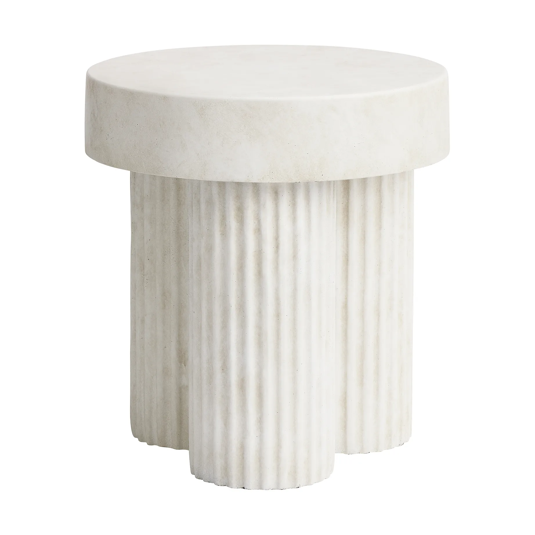 Gear soffbord högt Ø45 cm, Chalk NORR11