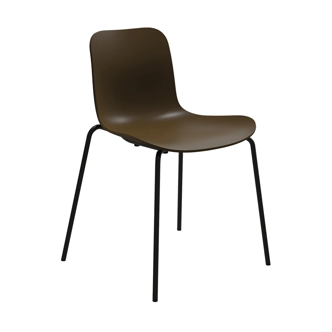 Langue stol, Espresso-kromat stativ NORR11 Langue stol, Espresso-kromat stativ NORR11
