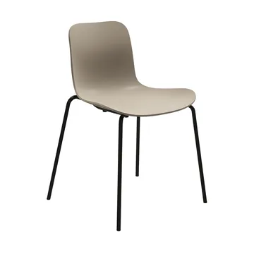 Langue stol - Warm grey-svart stativ - NORR11