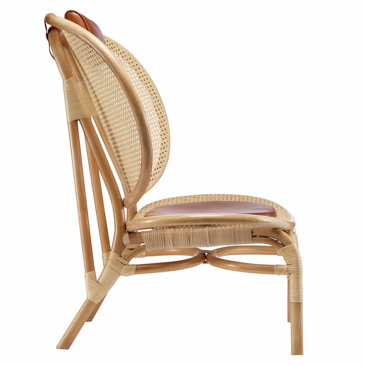 Nomad loungestol, Natur-cognac läder NORR11