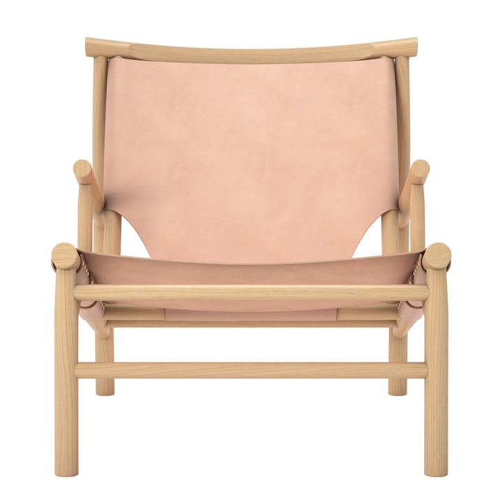 Samurai loungestol lädersits ek, Natur NORR11