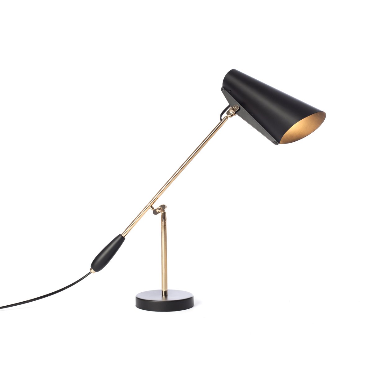 Northern Birdy bordslampa Svart-mässing | Skandinavisk Design | Bordslampor | Svart