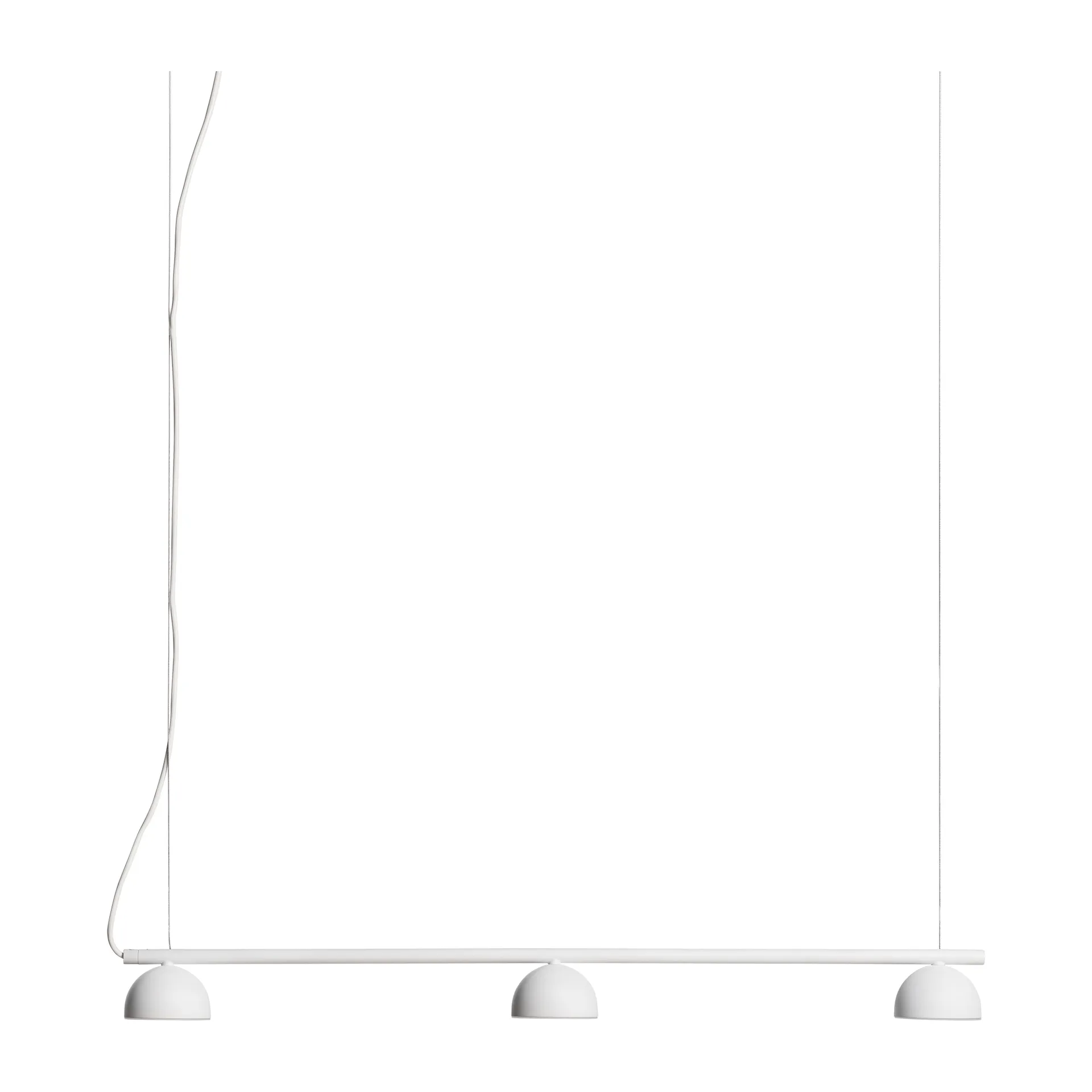 Blush Rail 3 taklampa, Vit matt Northern