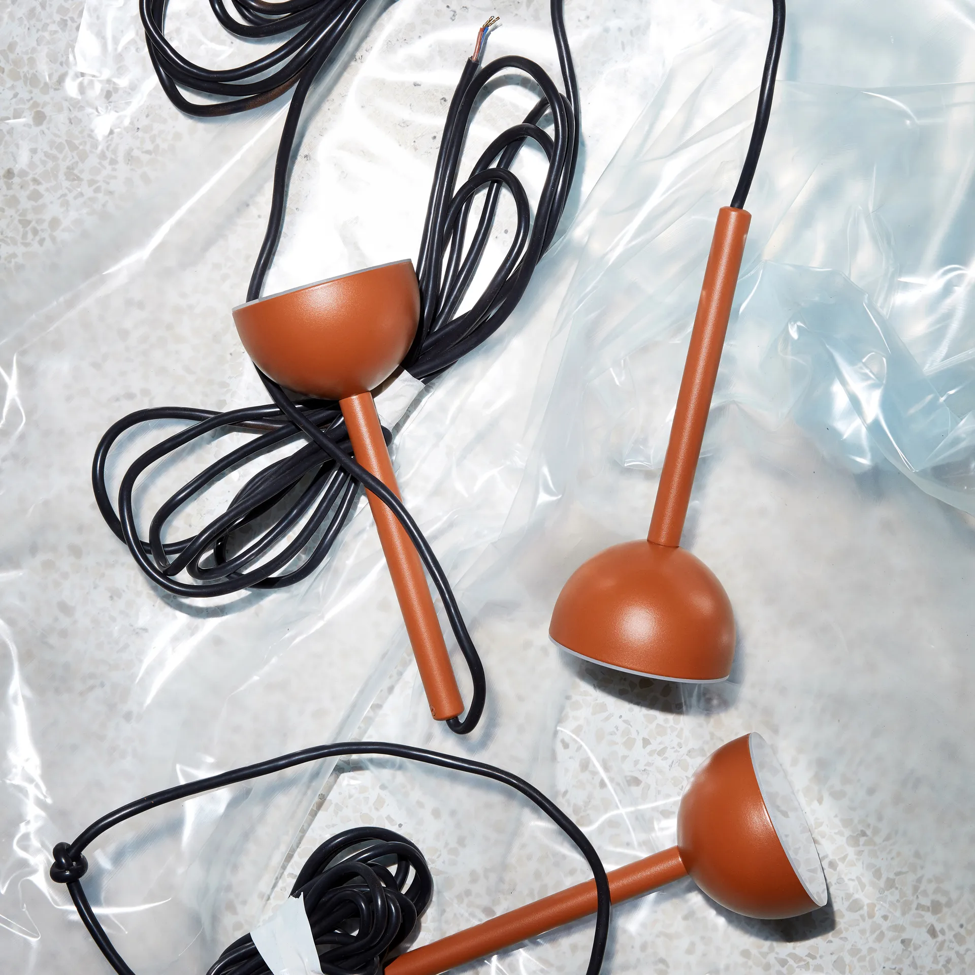 Blush taklampa, Rost Northern