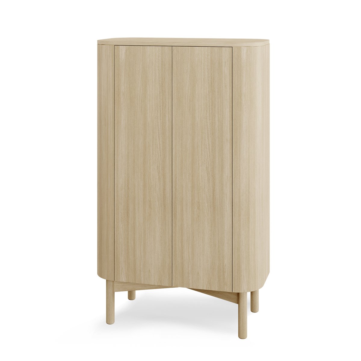 Northern Loud tall skåp 143 cm Light oiled oak | Skandinavisk Design | Skåp & Vitrinskåp | Beige