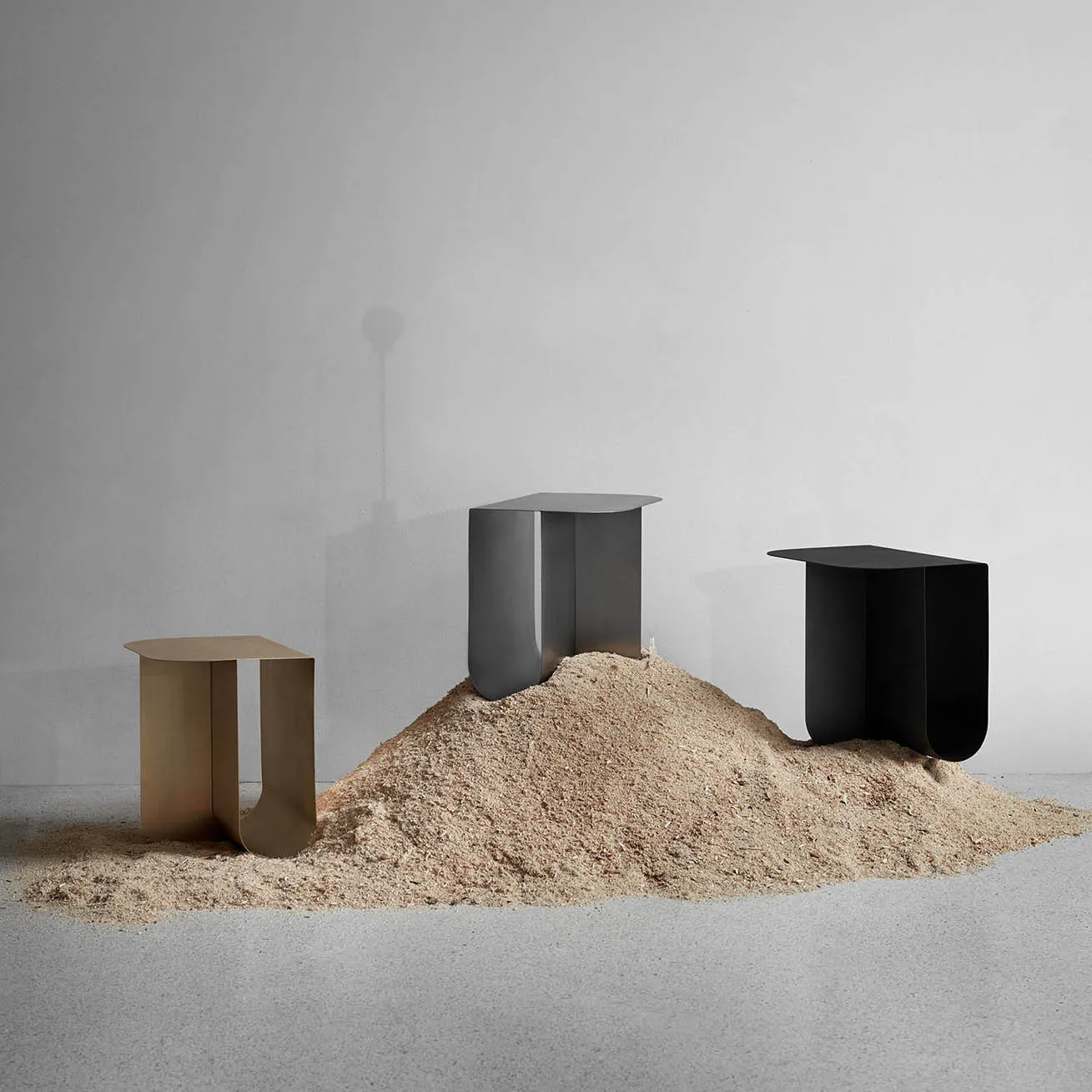 Mass sidobord, Svart Northern