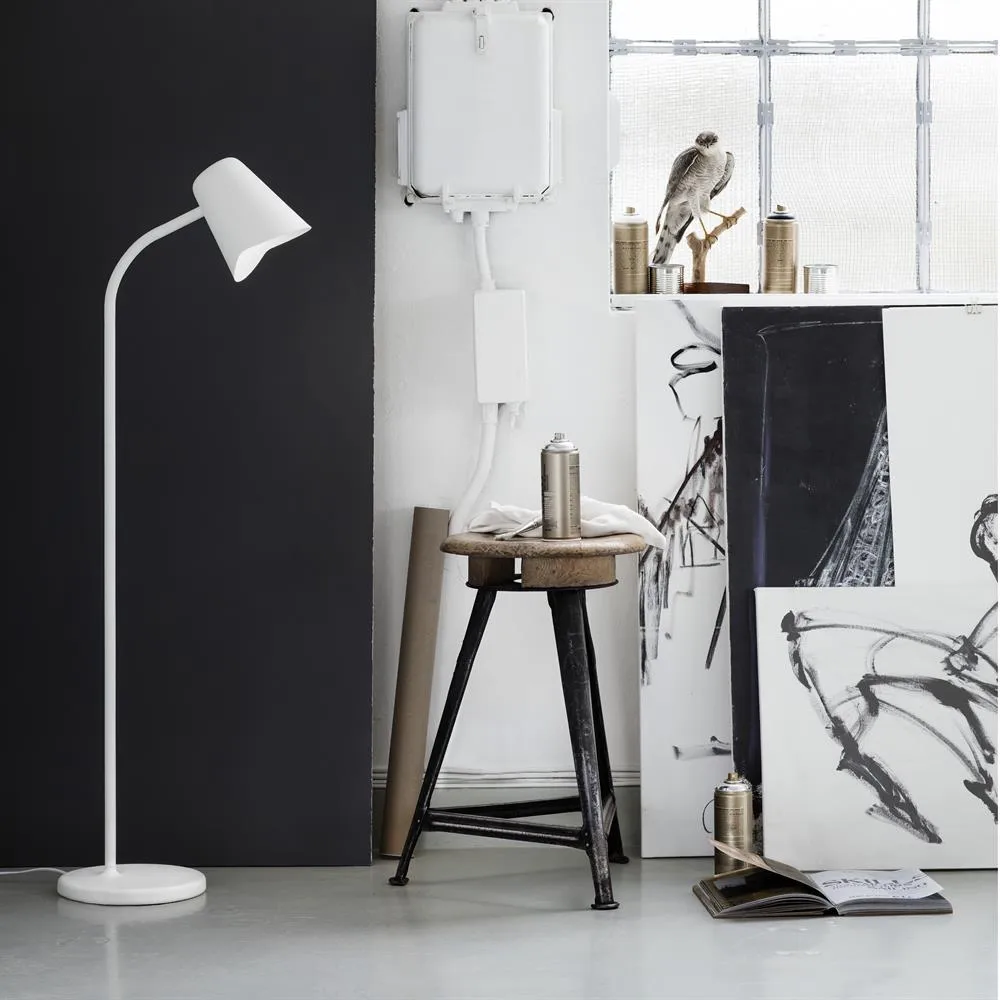 Me golvlampa, vit Northern