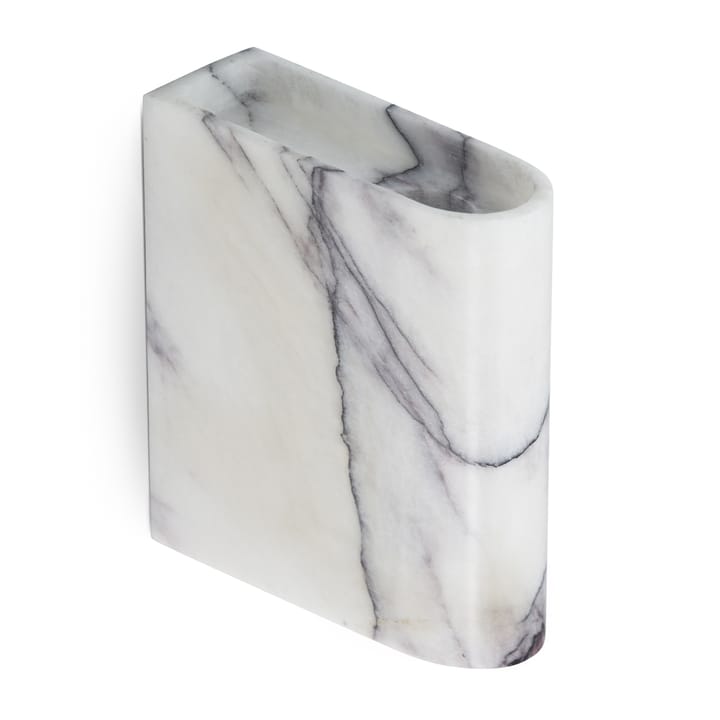 Monolith ljushållare vägg - Mixed white marble - Northern