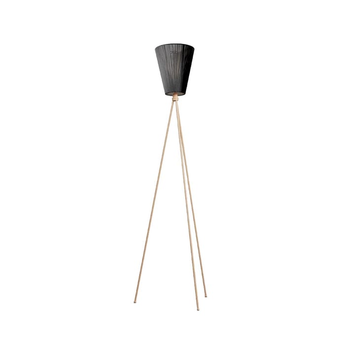 Oslo Wood golvlampa - black, beige stativ - Northern