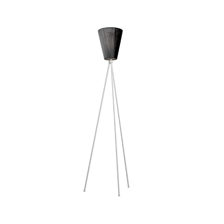 Oslo Wood golvlampa - black, ljusgrått stativ - Northern
