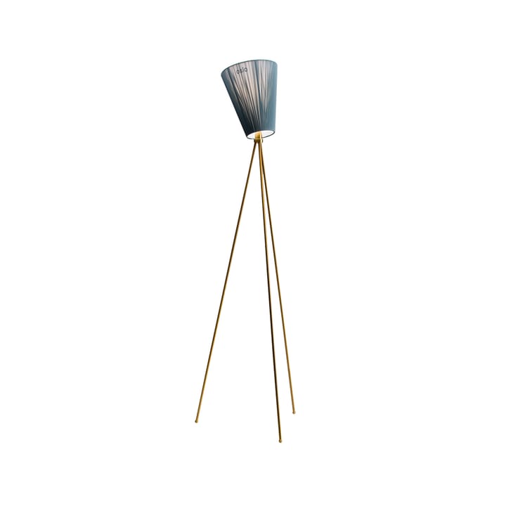 Oslo Wood golvlampa - green, guldigt stativ - Northern