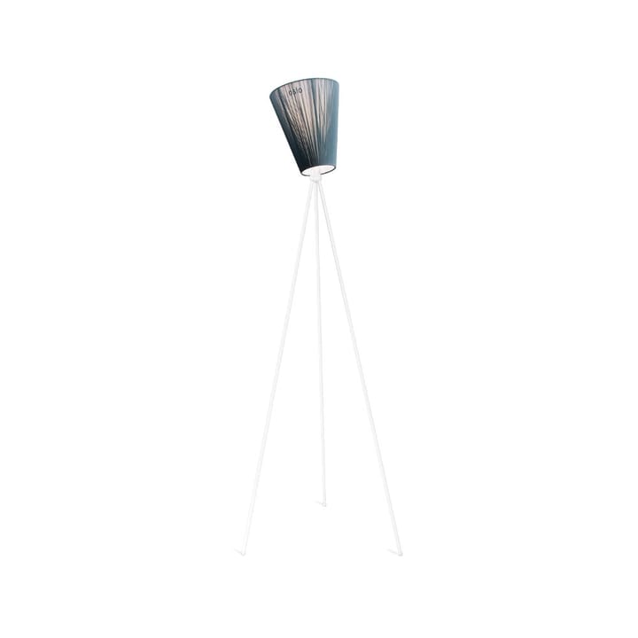 Oslo Wood golvlampa - green, matt vitt stativ - Northern