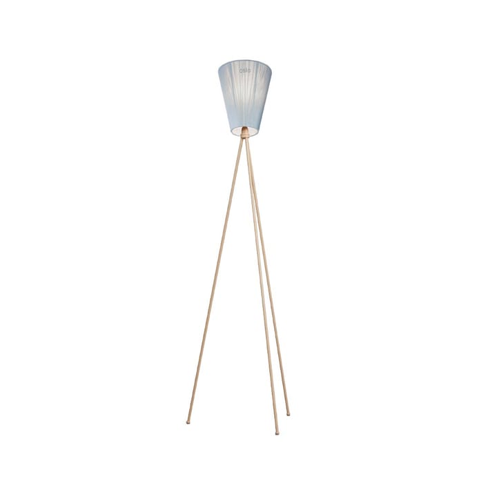 Oslo Wood golvlampa - light blue, beige stativ - Northern