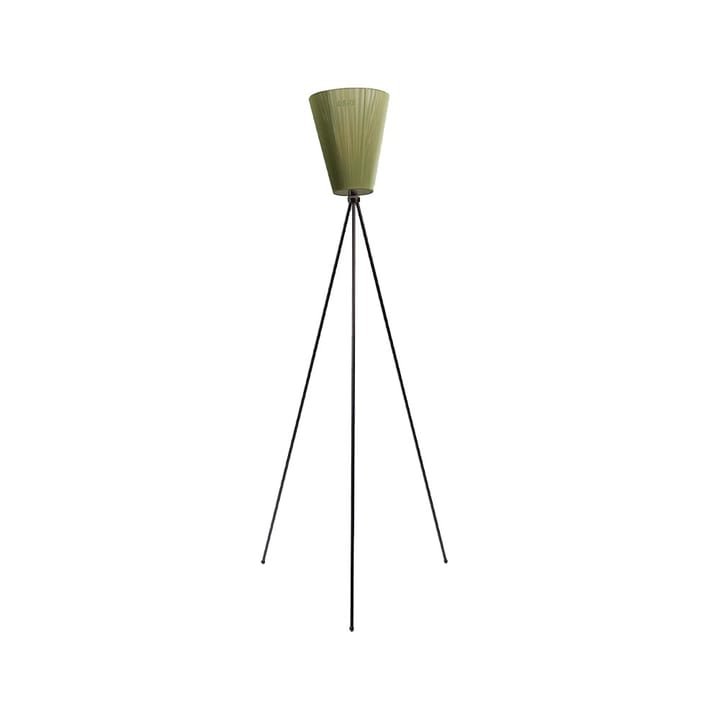 Oslo Wood golvlampa - olive green, mattsvart stativ - Northern