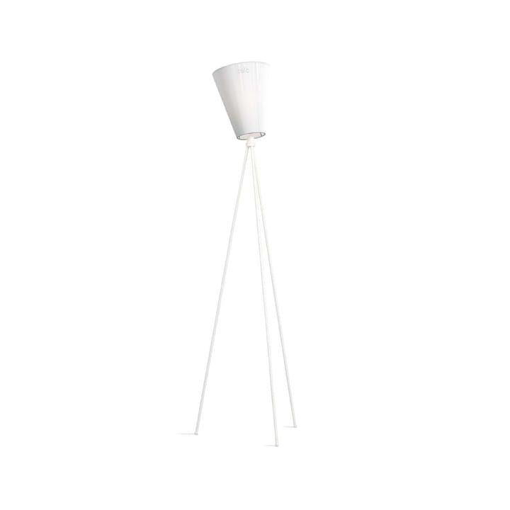 Oslo Wood golvlampa - white, matt vitt stativ - Northern