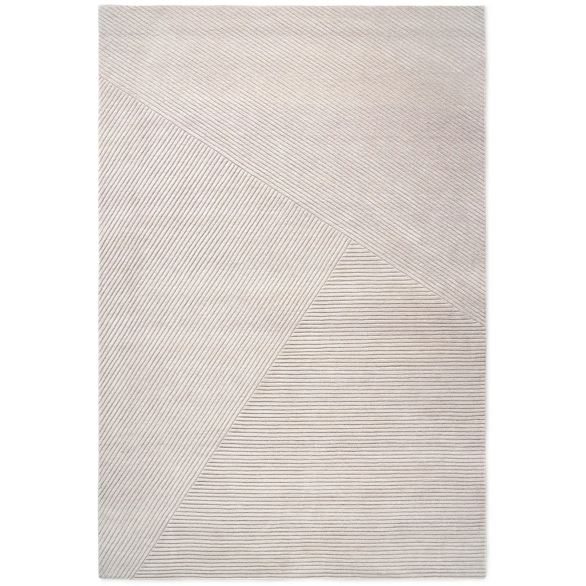 Row matta stor 200x300 cm, Ljusgrå Northern