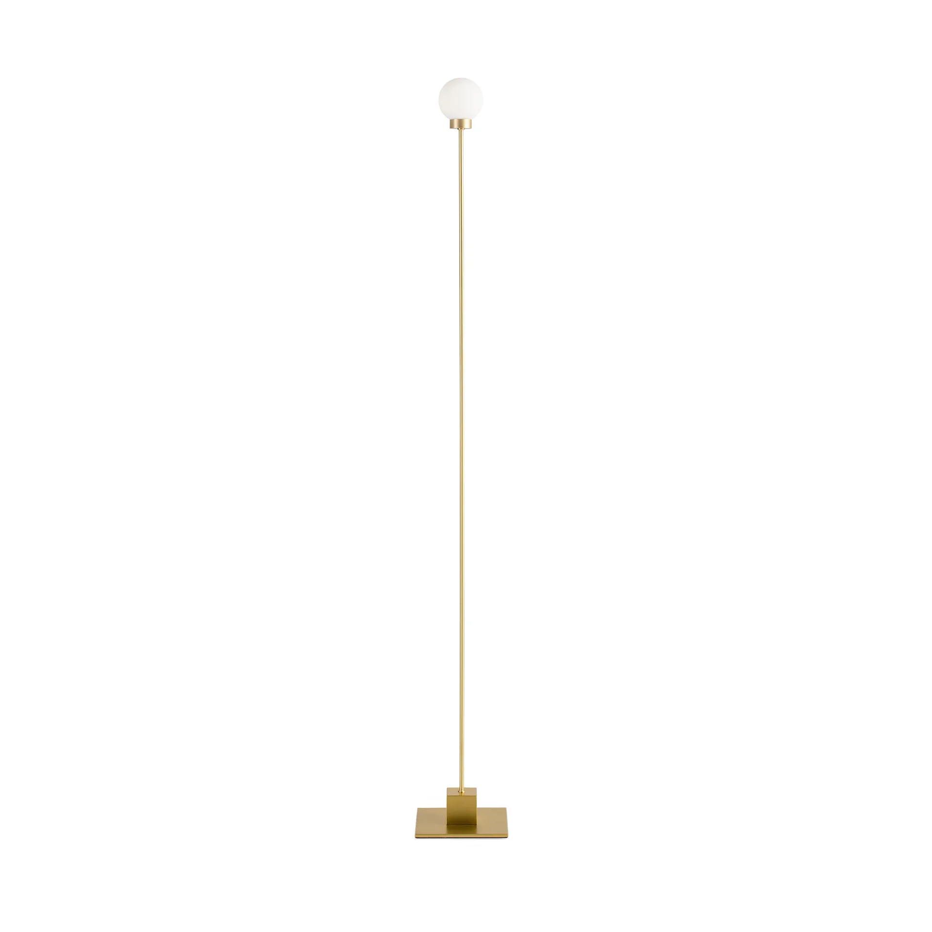 Snowball golvlampa 117 cm, Brass Northern