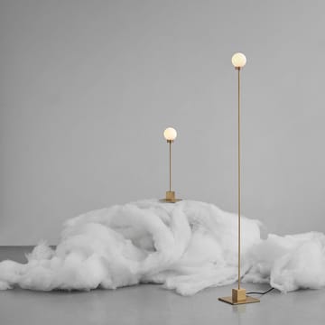 Snowball Golvlampa - white, vitt opalglas - Northern