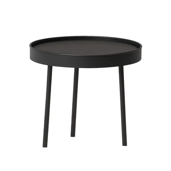 Stilk soffbord svart small Ø34 cm H:34 cm - Northern