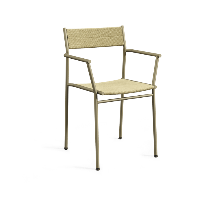Vev karmstol, Grey beige-natural rope Northern