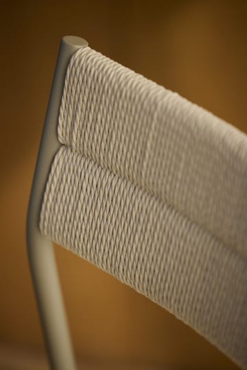 Vev karmstol - Grey beige-natural rope - Northern