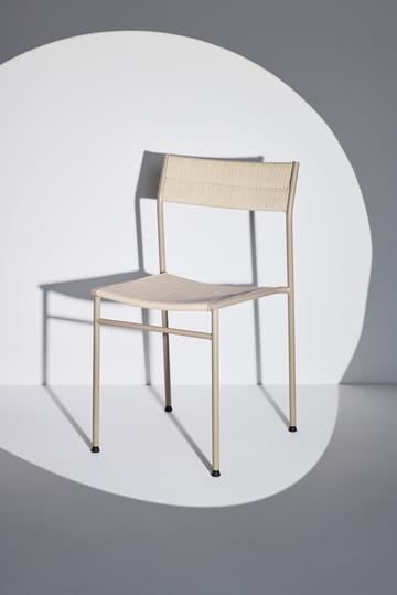 Vev karmstol - Grey beige-natural rope - Northern