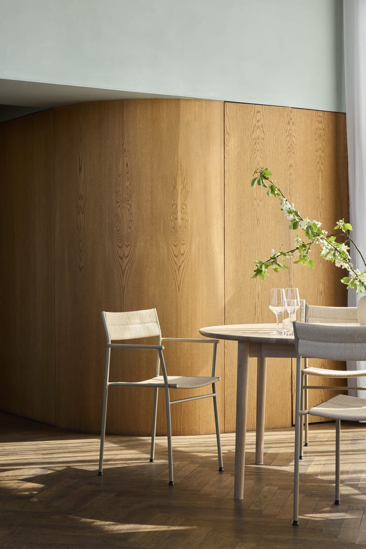 Vev stol, Grey beige-natural rope Northern
