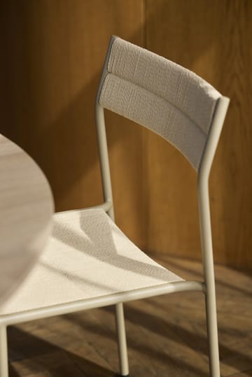 Vev stol - Grey beige-natural rope - Northern