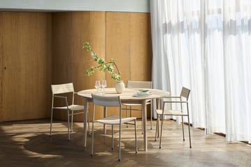 Vev stol - Grey beige-natural rope - Northern