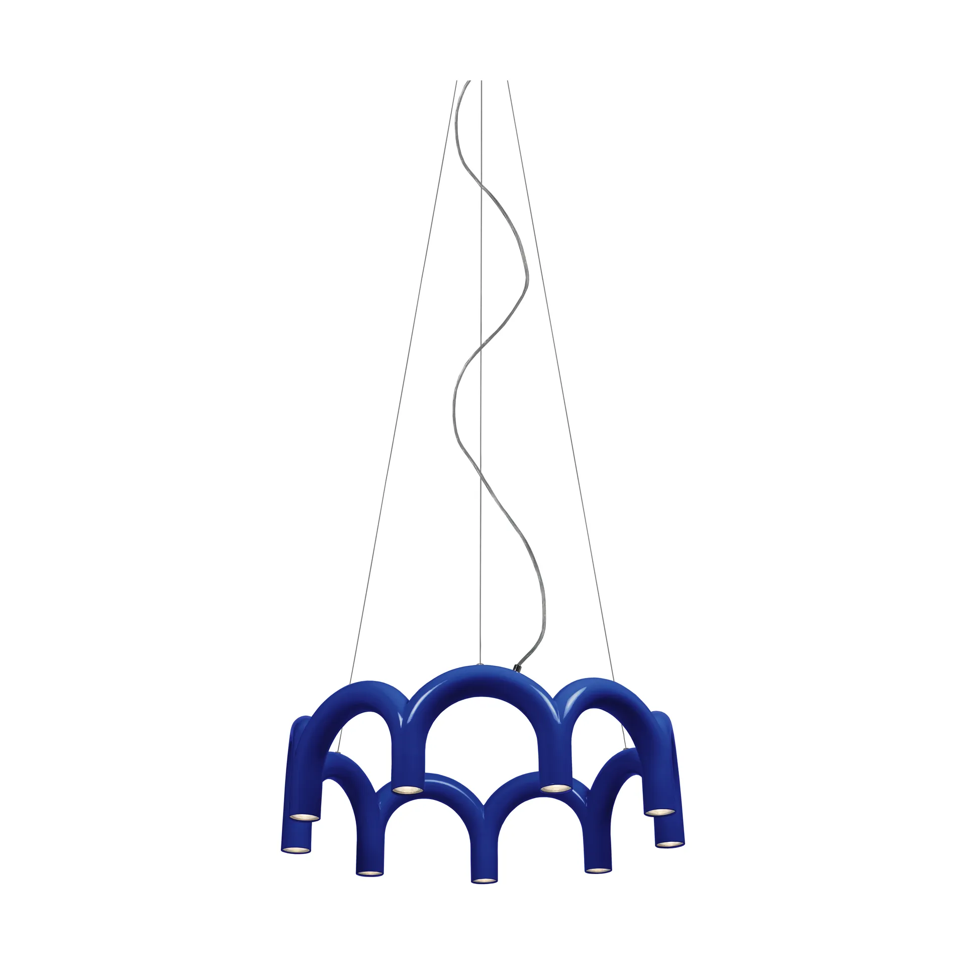 Arch circle pendel, Blue, Ø76 cm Oblure
