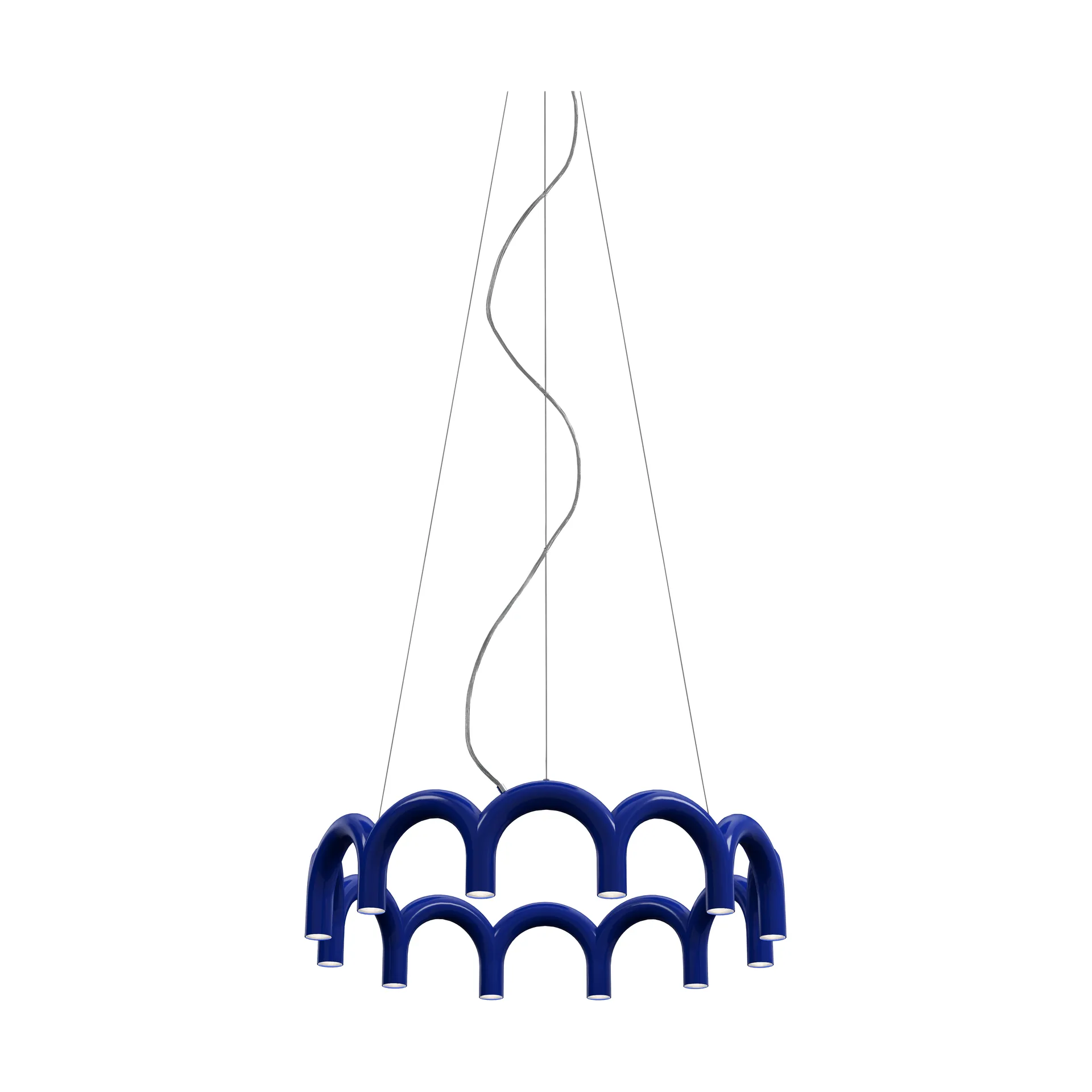 Arch circle pendel, Blue, Ø98 cm Oblure