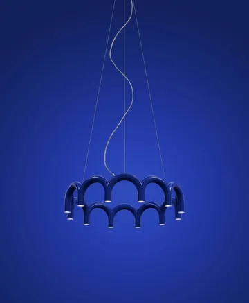 Arch circle pendel - Blue, Ø98 cm - Oblure