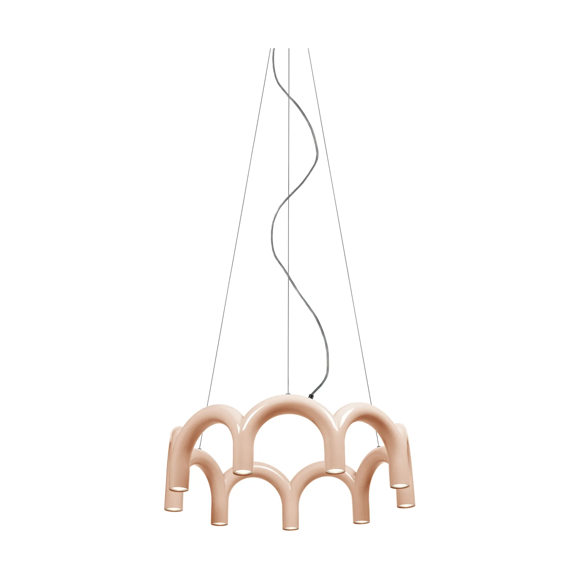Arch circle pendel, Nude, Ø76 cm Oblure