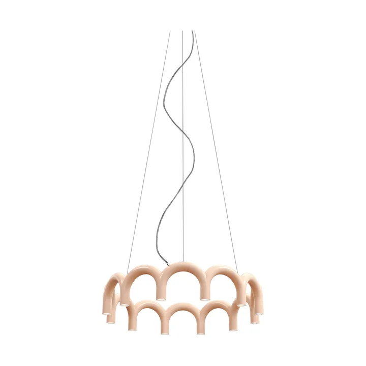 Arch circle pendel - Nude, Ø98 cm - Oblure