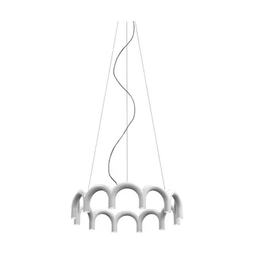 Arch circle pendel - White, Ø98 cm - Oblure