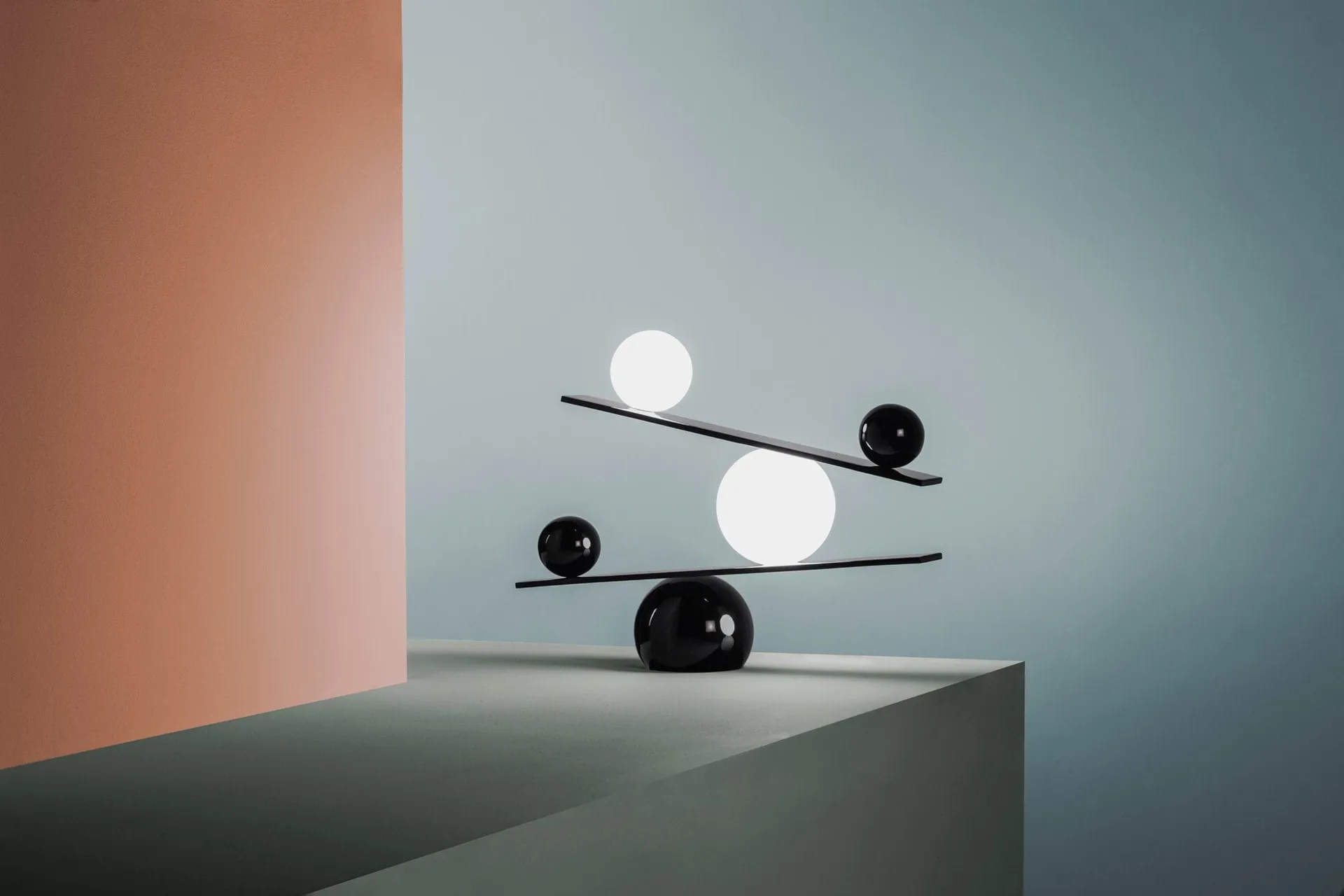 Balance bordslampa, Black, v2 Oblure