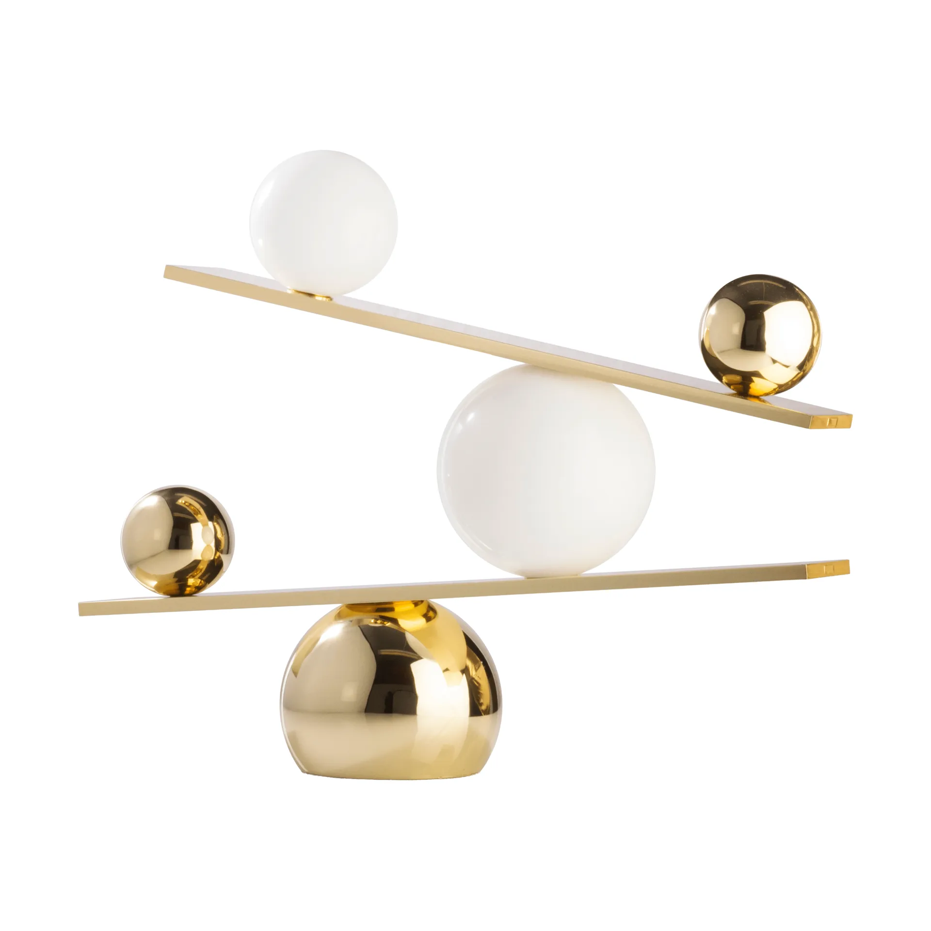 Balance bordslampa, Brass, v2 Oblure