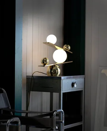 Balance bordslampa - Brass, v2 - Oblure