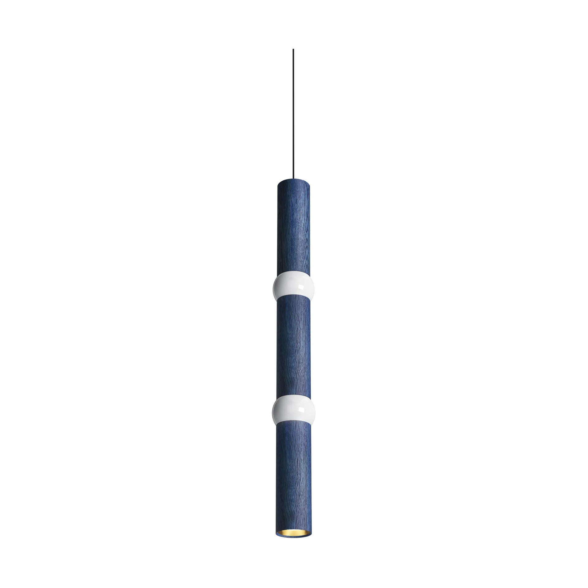 Lightbone pendel, Large 83,6 cm, blue oak Oblure
