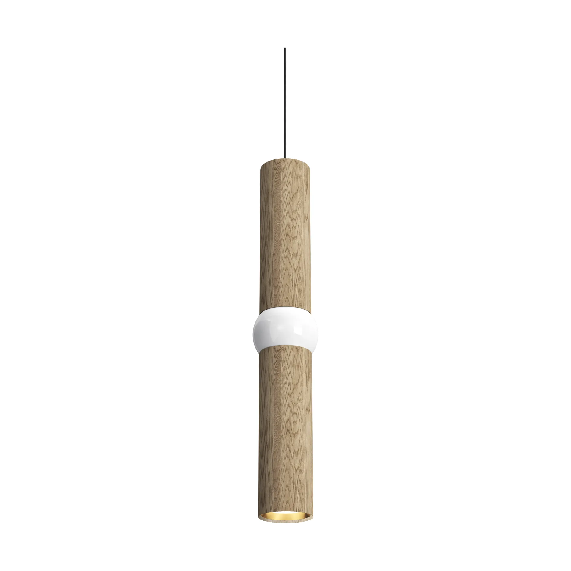 Lightbone pendel, Medium 53,8 cm, natural oak Oblure