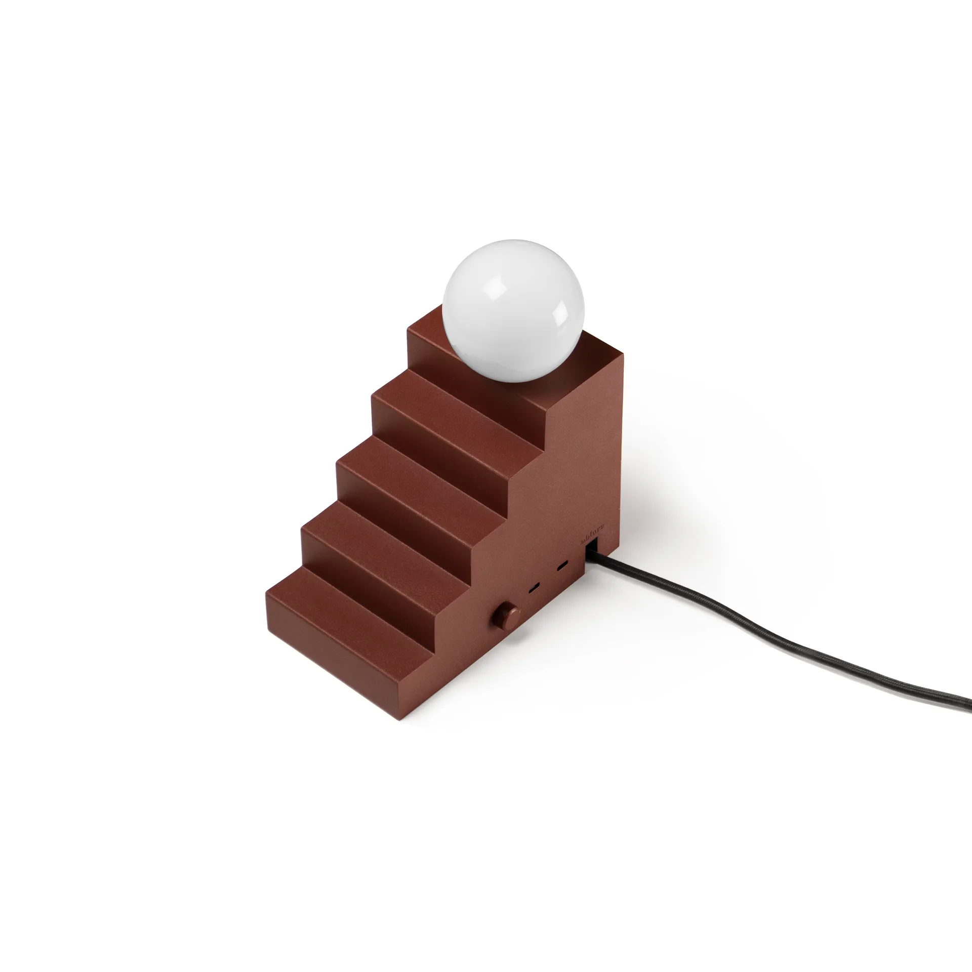 Stair bordslampa, Deep red Oblure