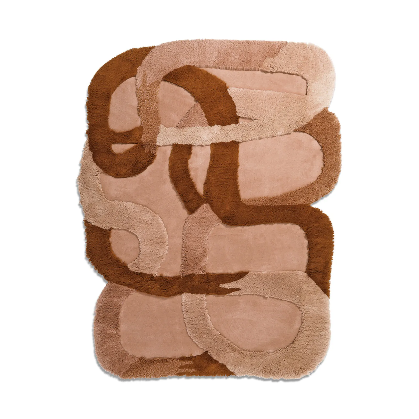 The Tangles ullmatta, Blushing, 170x216 cm Ogeborg