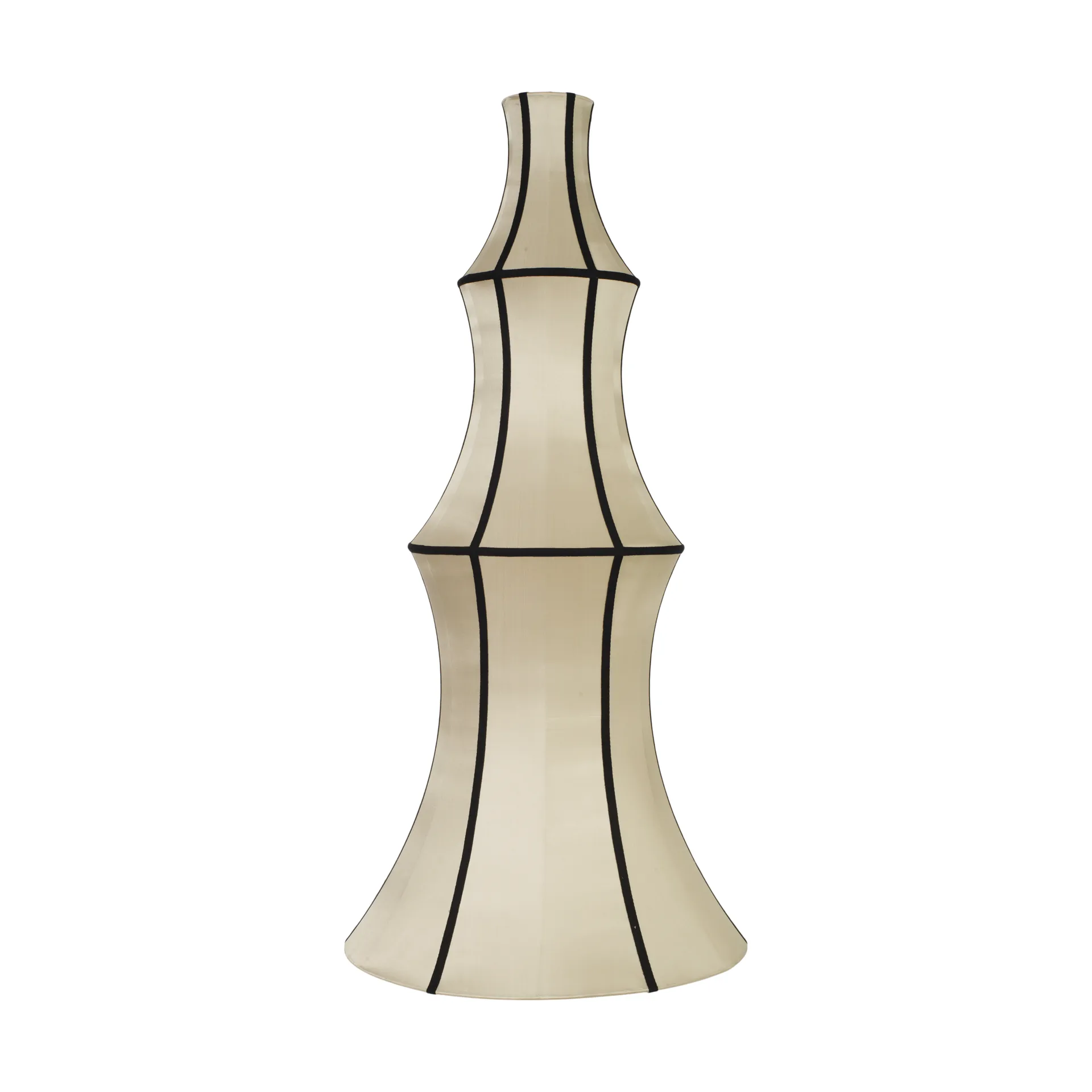 Indochina Classic Long lampskärm, Kit-black Oi Soi Oi