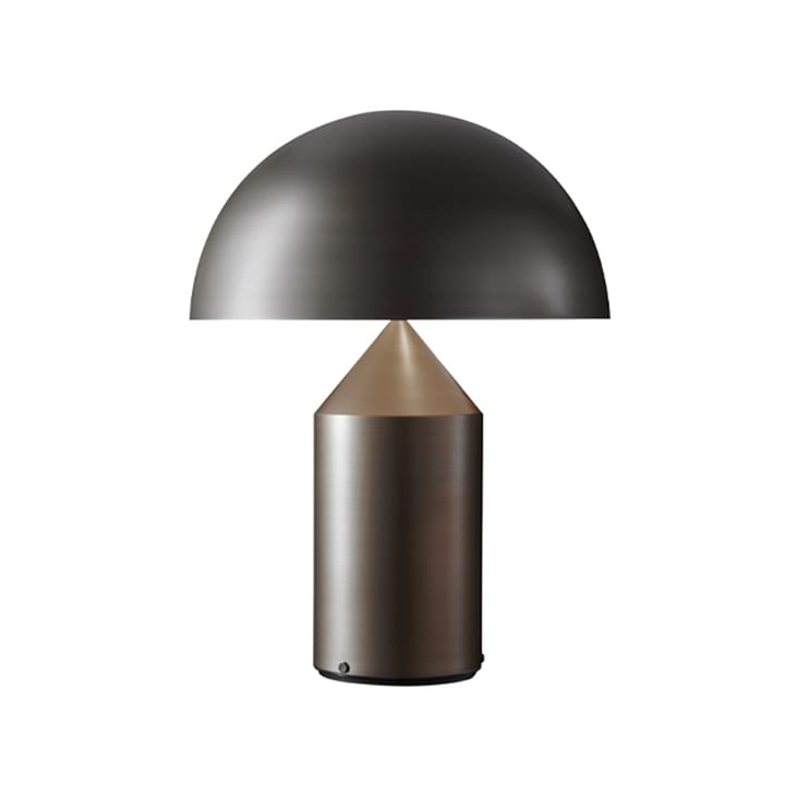 Atollo large 233 bords/golvlampa metall - satin bronze, large - Oluce