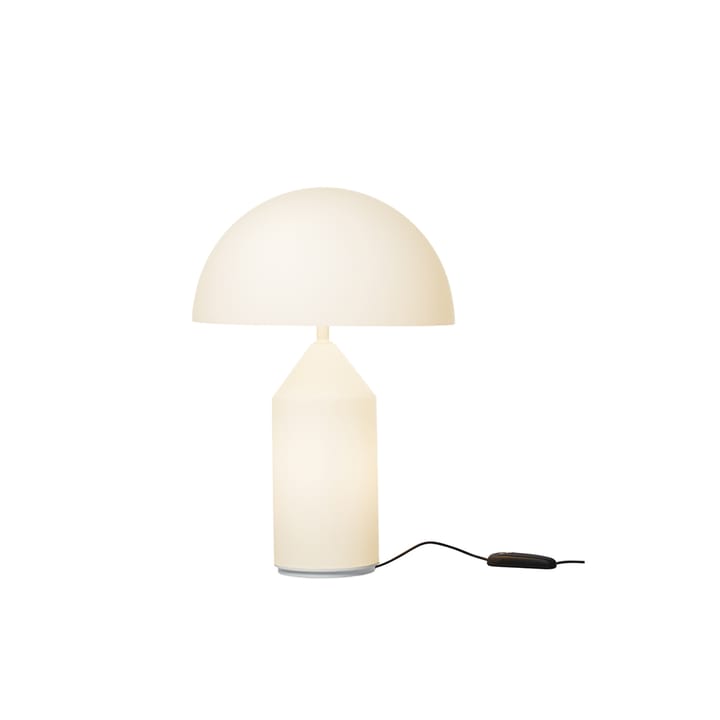 Atollo medium 237 bordslampa glas - opal, medium - Oluce