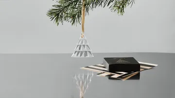 Annual ornament tall - Transparent - Orrefors
