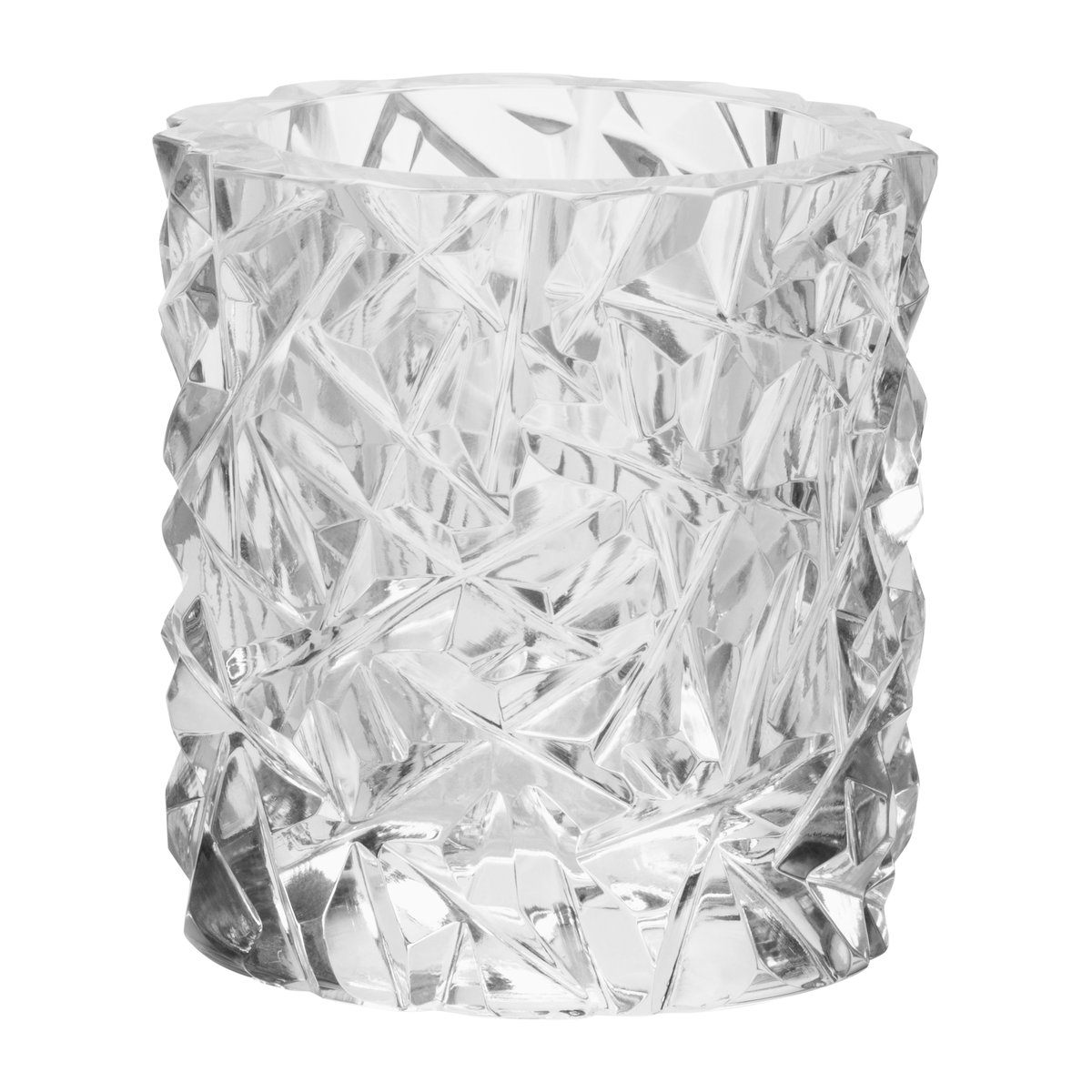 Orrefors Carat ljuslykta klar 7,9 cm | Skandinavisk Design | Ljuslyktor & Ljusfat | Transparent