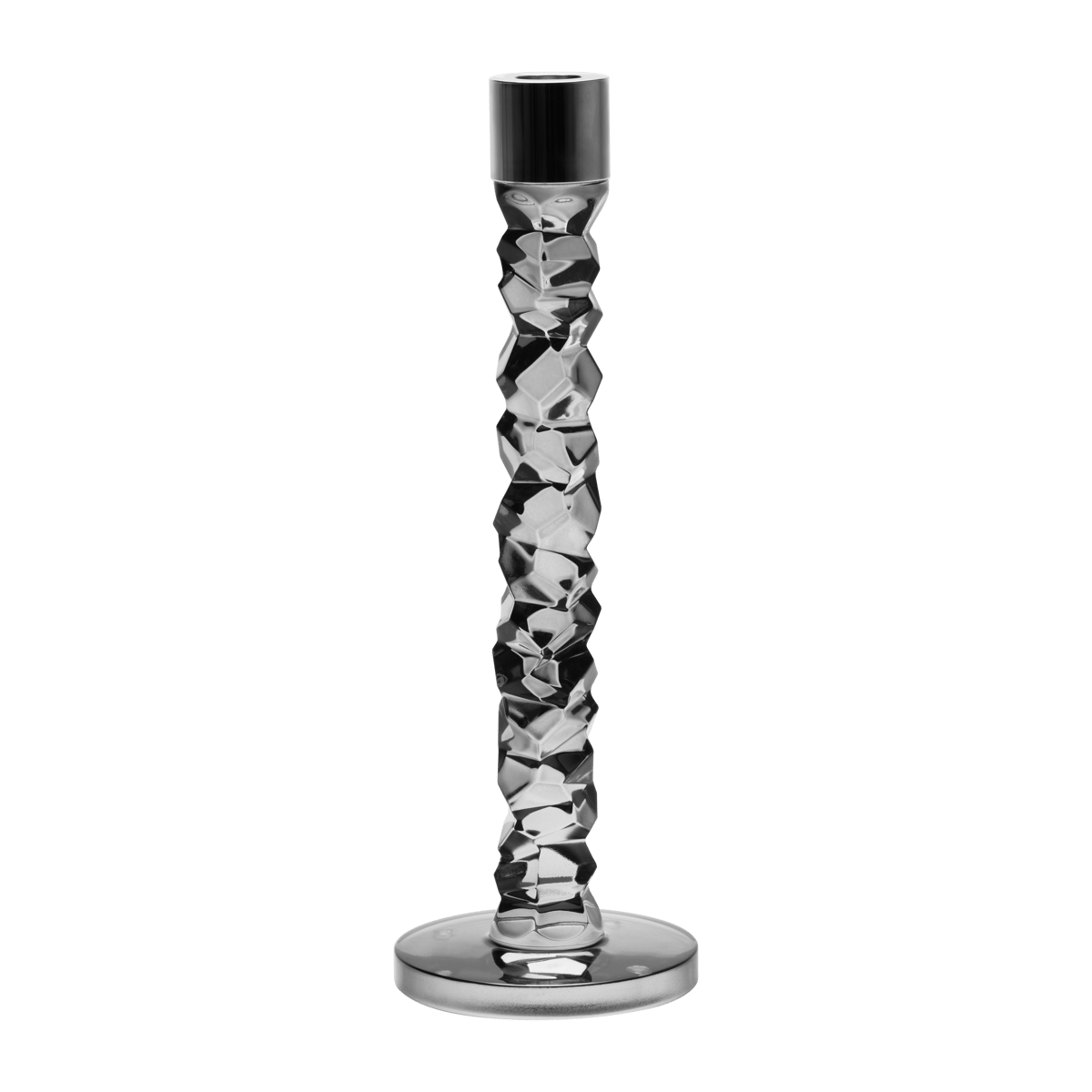 Orrefors Carat ljusstake antracit 297 mm | Skandinavisk Design | Ljusstakar | Transparent